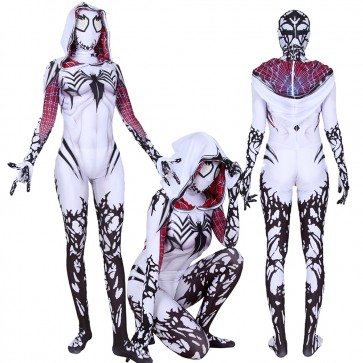 Spider Gwen Stacy Anti-Venom Gwendolyn Maxine Stacy Halloween Cosplay Costume