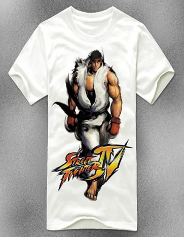 Street Fighter Ryu T-shirt Cosplay Costume GC00143