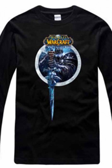 World of Warcraft Lich King Arthas Men's Long Sleeve T-shirt GC00161