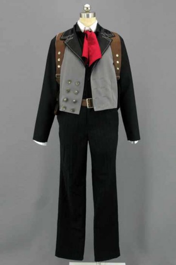 BioShock Infinite Little Sister Booker DeWitt Suit Cosplay Costume GC0080