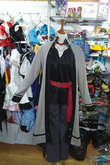 The Legend Of Heroes Leonhardt Grey Robe Cosplay Costume  GC00276