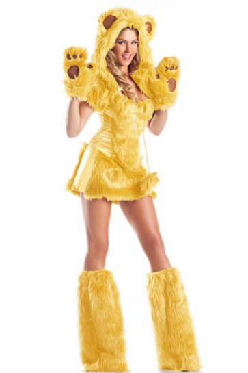 Animal Cosplay Bear Plush Cosplay Costume Dress FCC00170