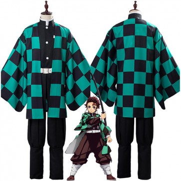 Demon Slayer Tanjiro Kamado Halloween Cosplay Costume