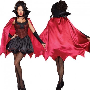Castle Queen Halloween Vampire Cosplay Costume