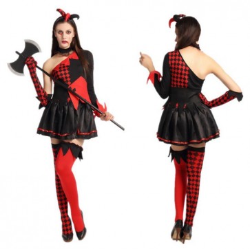 New Halloween Costume Ghost Festival Clown Cosplay Costume