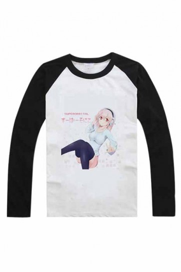 Super Sonico Lovely Cartoon Shirt Cosplay Costume GC00105