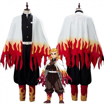 Demon Slayer Kyojuro Rengoku Halloween Cosplay Costume