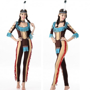 Halloween Arab Savage Indians Tribal Aboriginal Original Cosplay Costume
