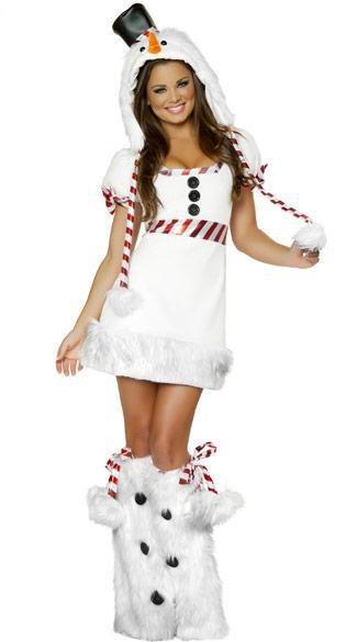 White Christmas costumes snowman uniforms penguin dress Sexy women FCC0066