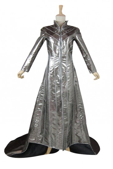 The Hobbit Genie King Dark Grey Long Coat Cosplay Costume MC00249