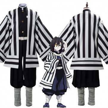Demon Slayer Iguro Obanai Halloween Cosplay Costume