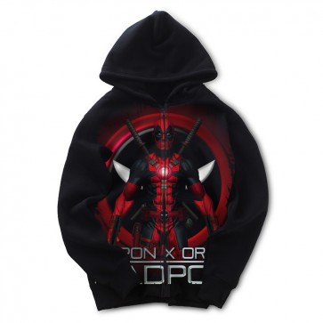 Hoodie Deadpool Long Sleeve Casual Cosplay Costume Tops Sweatshirt