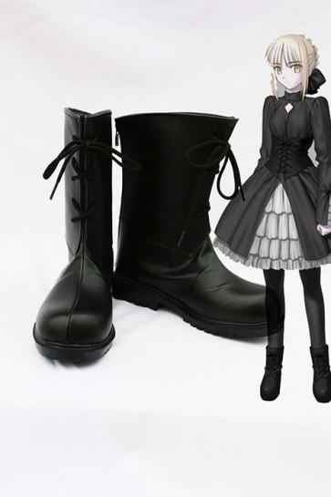 Fate/Stay Night Saber Black Saber Cosplay Shoes Boots 3 AC00663
