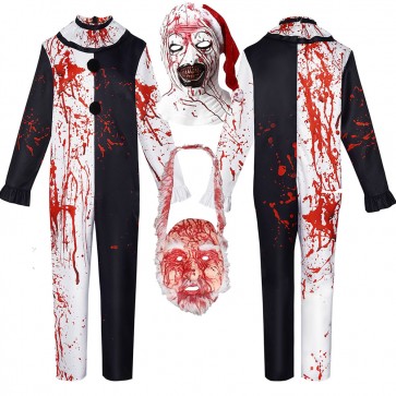 Halloween Terrifier 3 Art the Clown Cosplay Costume