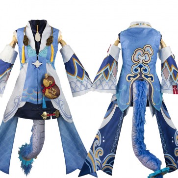 Bailu Honkai: Star Rail Halloween Cosplay Costume Full Set