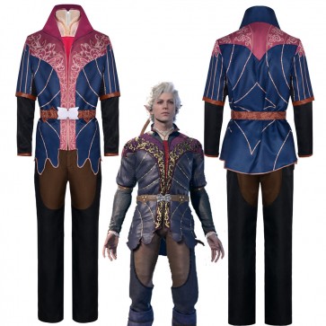 Baldur's Gate III Astarion Halloween Cosplay Costume Full Set