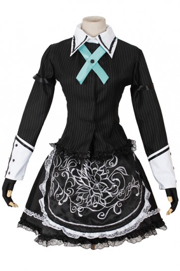 Castlevania Sakuya Izayoi Black French Maid Cosplay Costume GC00118