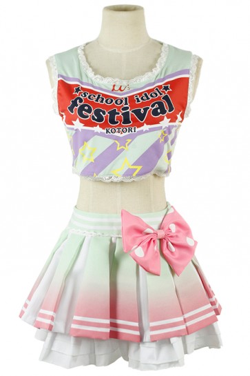 Love Live Minami Kotori Cosplay Costume Cheerleading Uniforms AC00528