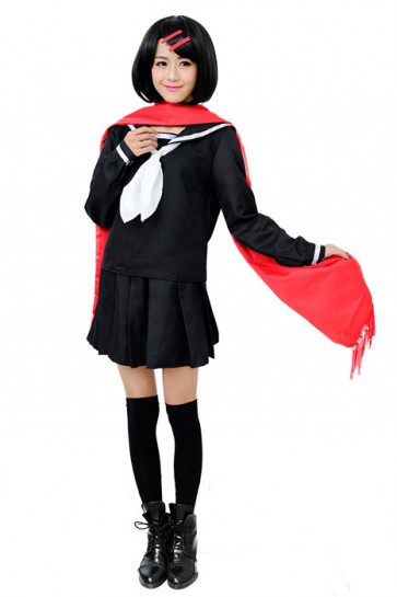  Tateyama Ayano Black School Uniform Cosplay Costume AC00910