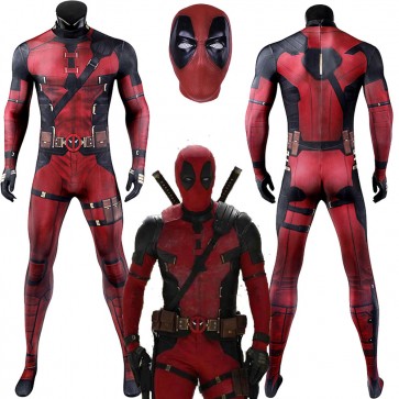 3D Printed Deadpool 3 Wade Wilson Bodysuit Cosplay Costume