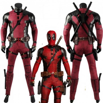 Deadpool 3 Wade Wilson Leather Deluxe Cosplay Costume Full Set