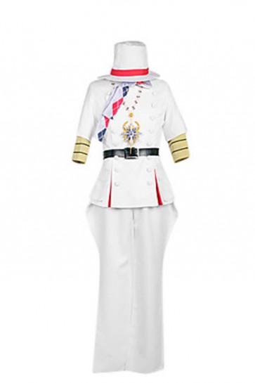 Uta No Prince Syo Kurusu White Polyester Cosplay Costume AC001059