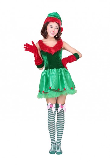 Christmas Costume Colorful Lovely Dress FCC00189