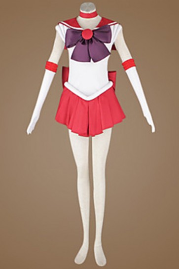 Anime Sailor Moon Rei Hino / Sailor Mars Fancy Dress Cosplay Costume AC00601