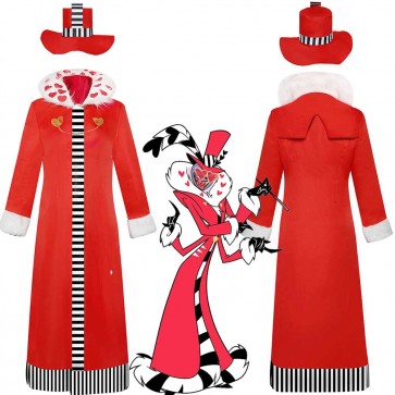 Hazbin Hotel Valentino Halloween Red Costume Cosplay Full Set
