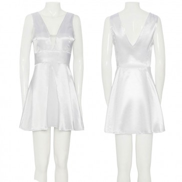 Joker 2 Lady Gaga Harley Quinn Short Wedding Dress Halloween Cosplay Costume