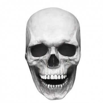 3D Skeleton Movable Mouth Full Face Mask Halloween Party Prop