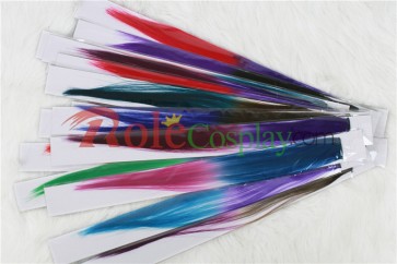 Gradient colors Clip-In Straight heat-resistant fiber Extension CW00351