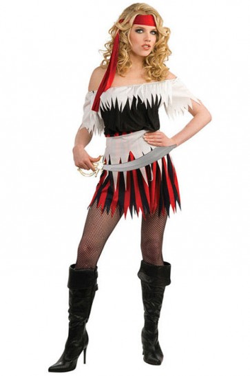 Sexy Female Adult Pirate Of The Caribbean Halloween Costume MC00115