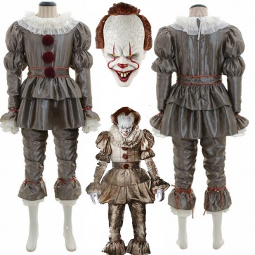 Cosplay - It Chapter 2 Pennywise Clown With Mask Halloween Costume