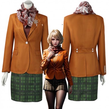 Resident Evil 4 Remake Ashley Graham Halloween Cosplay Costume