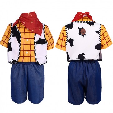 Toy Story Sheriff Woody Pride Kid Boy Halloween Cosplay Costume