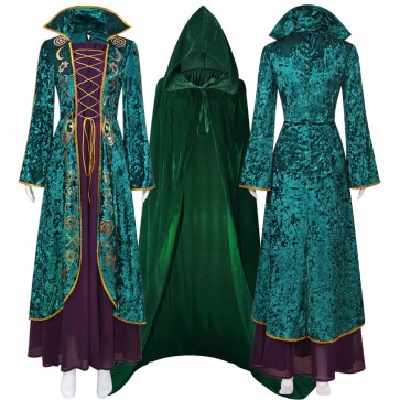 Hocus Pocus 2 Winifred Sanderson Halloween Cosplay Costume