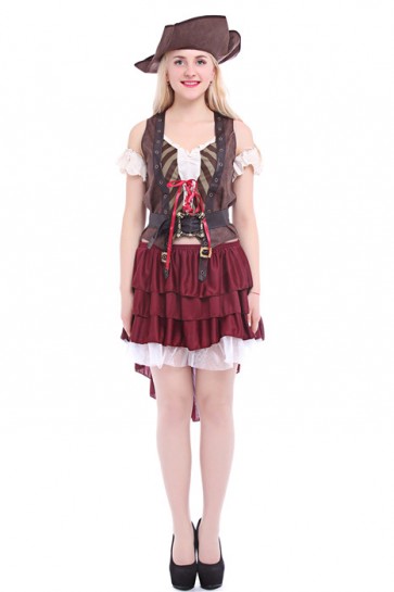 Pirate Of The Caribbean Sexy And Graceful Dress Cosplay Party FHC00224
