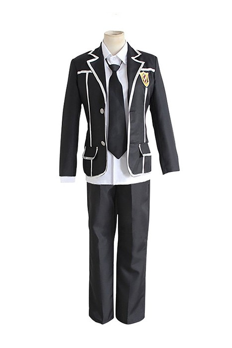 Guilty Crown Shu Ouma Cosplay Costume Black White School Sportswear