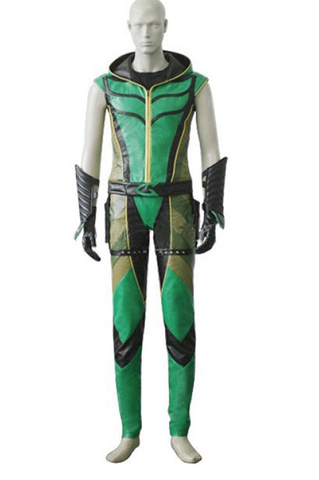 Green Arrow Cosplay Costume Smallville TV Series MC00252.