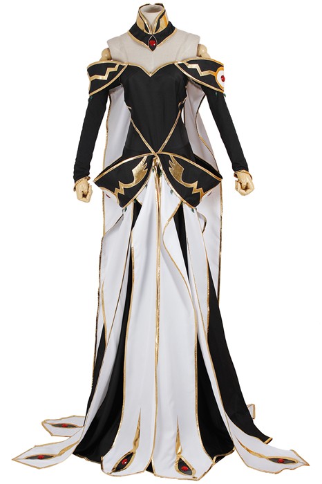 Anime Code Geass C C Queen Dress Cosplay Costume Ac00957