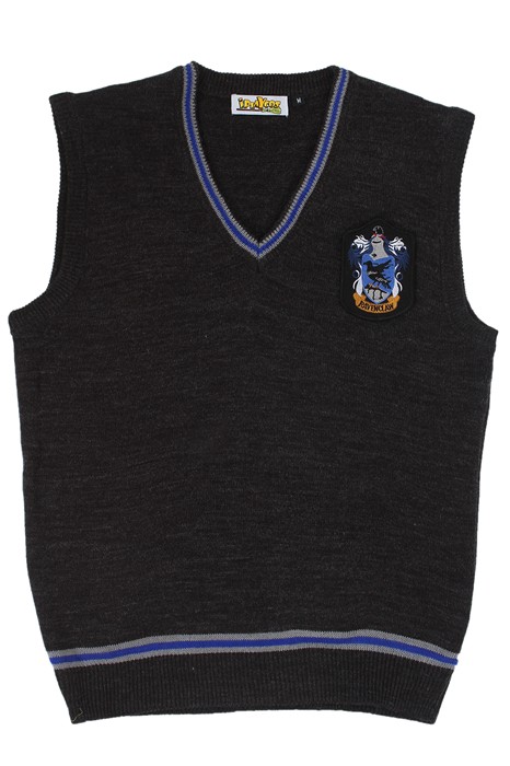 Harry Potter Ravenclaw Vest Sweater School Uniform Dark Gray Mc0063