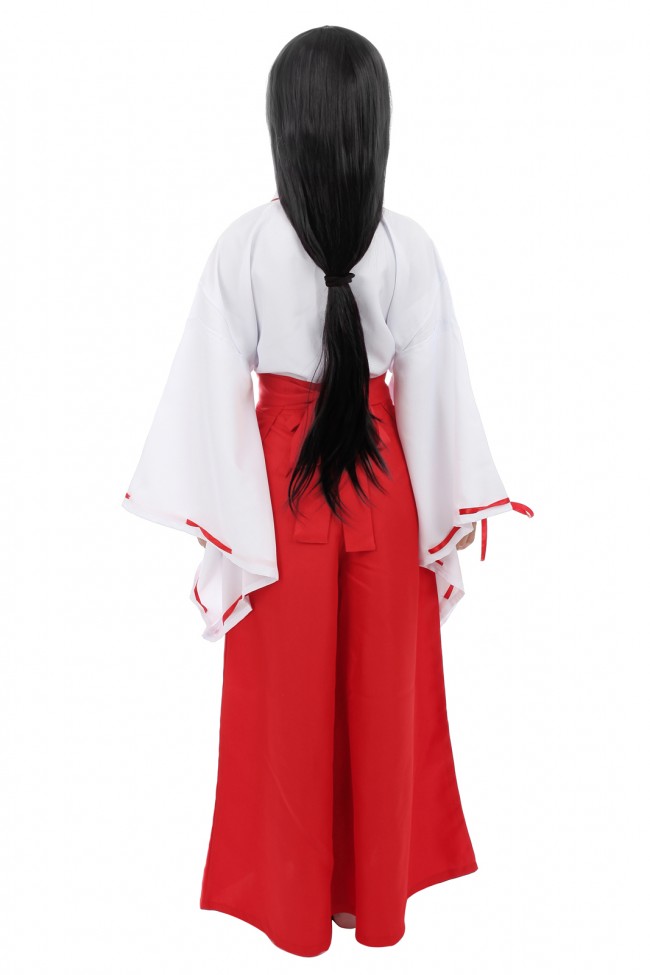 InuYasha Kikyo Miko Kimono Cosplay Costume AC00154 ...