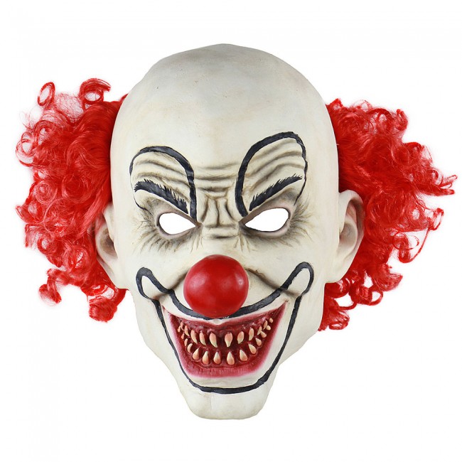 Clown in a Cornfield Flando Red Jumpsuit Carnival Halloween Cosplay Costume