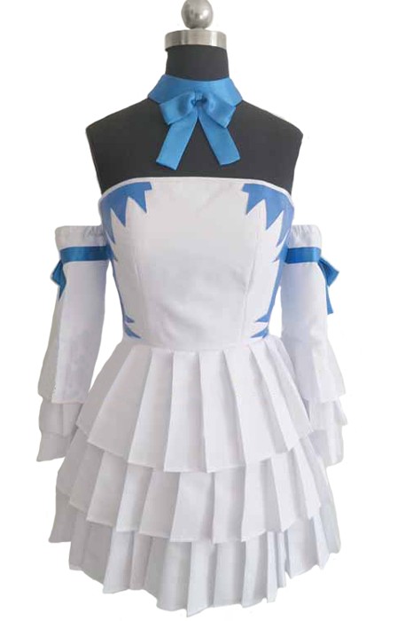 Fairy Tail Lucy Heartphilia Cosplay Costume Backless Ac0036