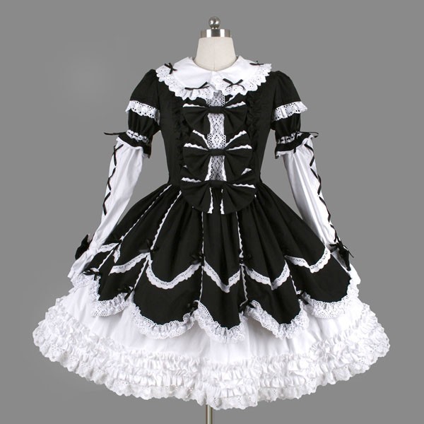 Glamorous dramatic gothic punk gothic cosplay costume jsk