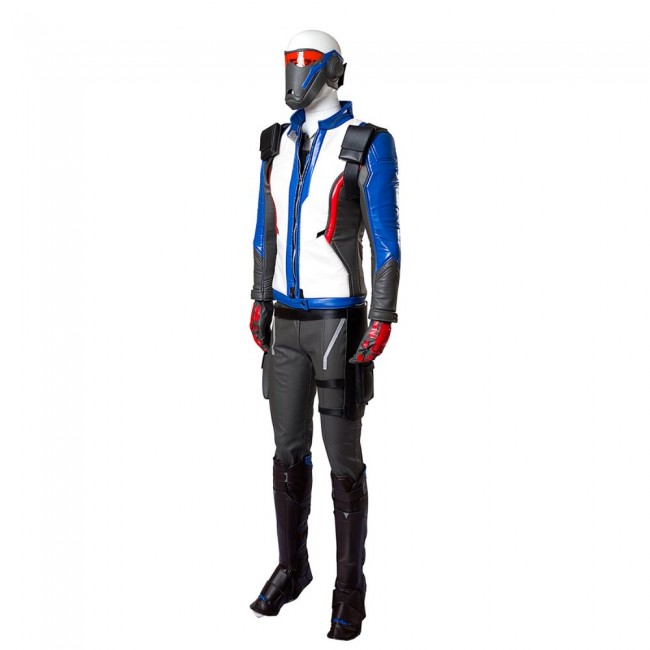 Overwatch Soldier 76 Bio Jack Morrison Gold Edition Outfit Cosplay Costume main image 0