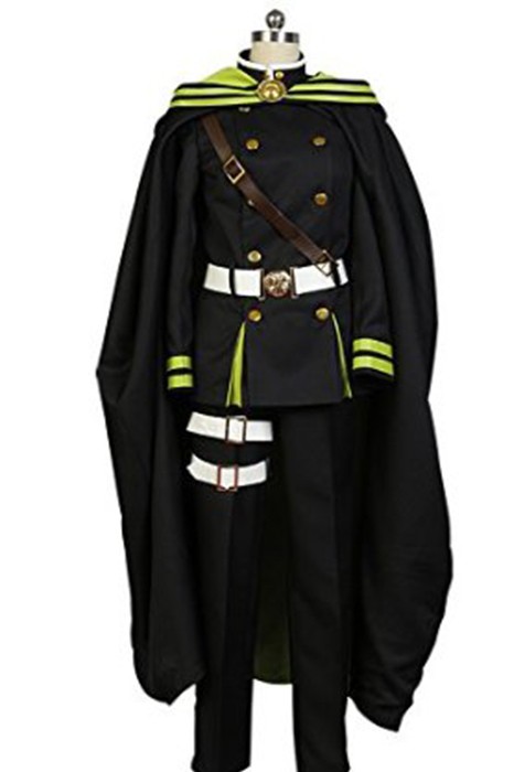 Seraph Of The End Yoichi Saotome Cosplay Costume With Cape