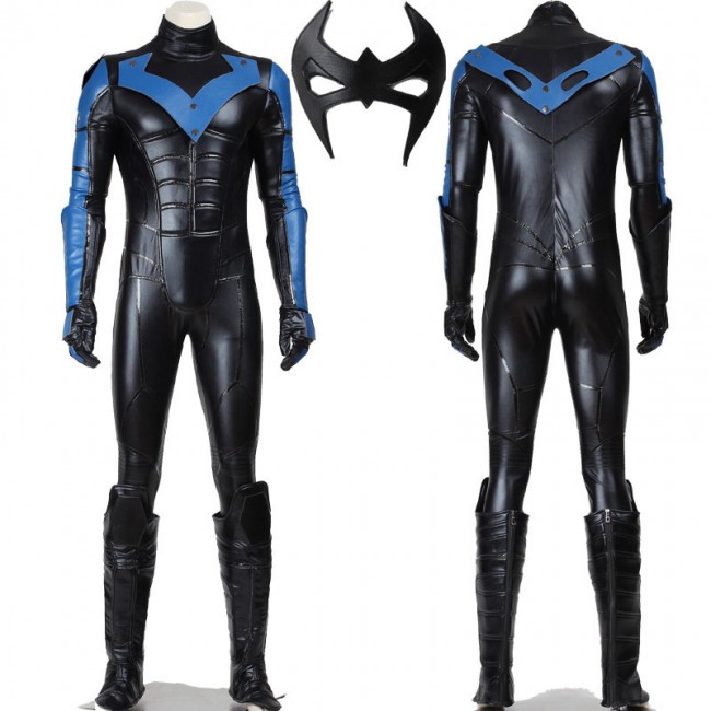 Batman Arkham City Nightwing Luxury Cosplay Costume