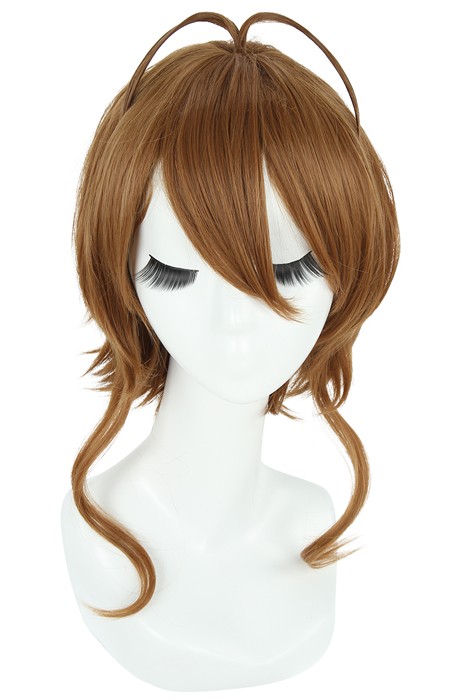 45cm Medium Cosplay Wig Brown Kinomoto Sakura Anime ...